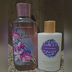 Bath & Body Works Be Enchanted Body Wash - Pink and Purple
